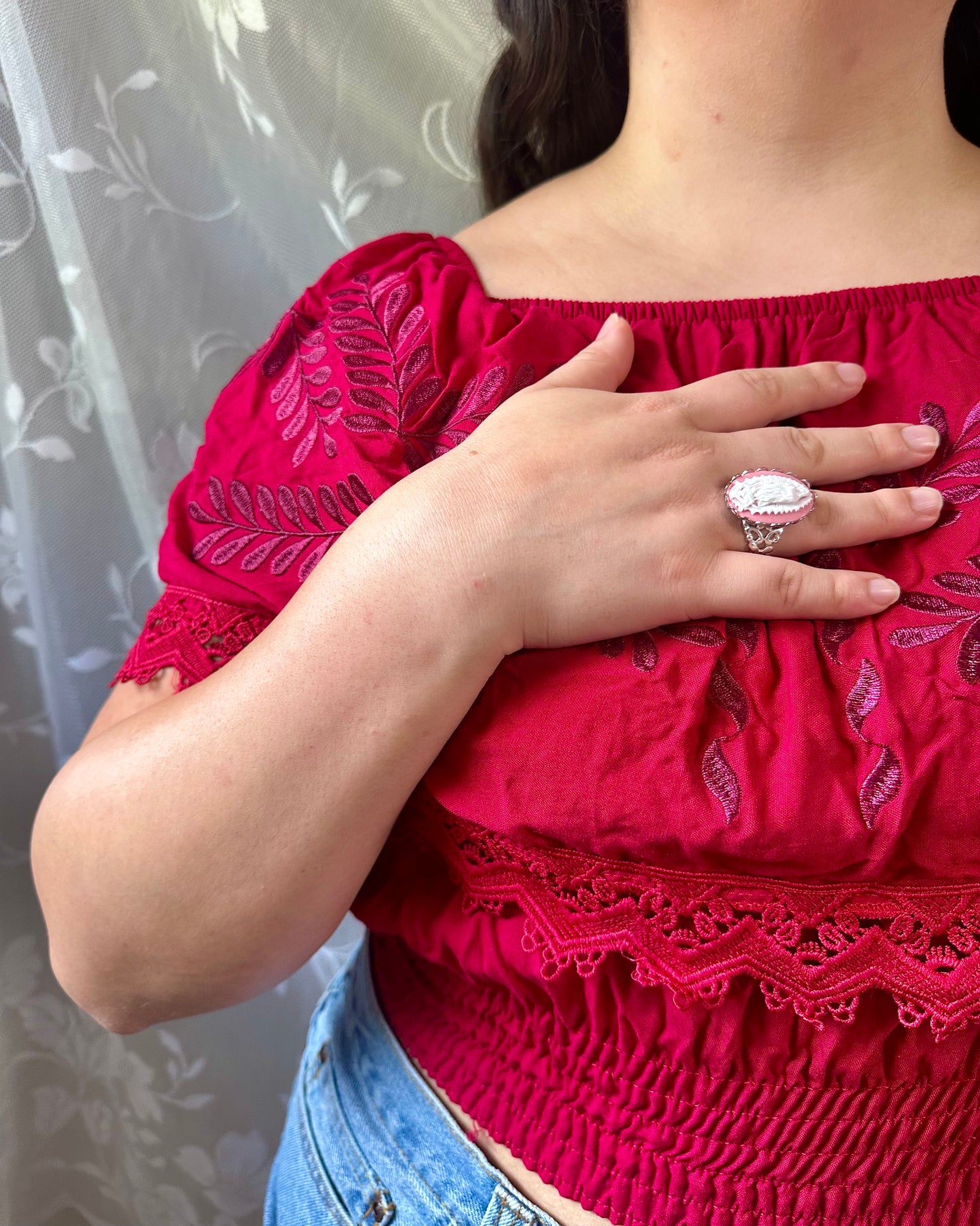 La Guadalupe Plata Rings