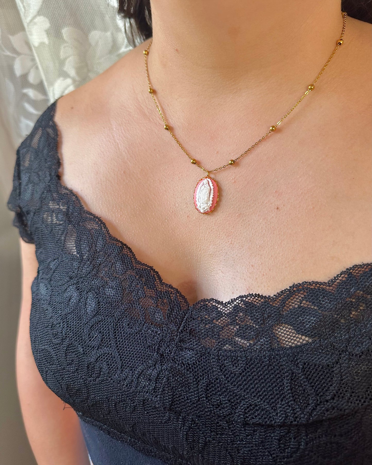 Guadalupe Camafeo Necklace