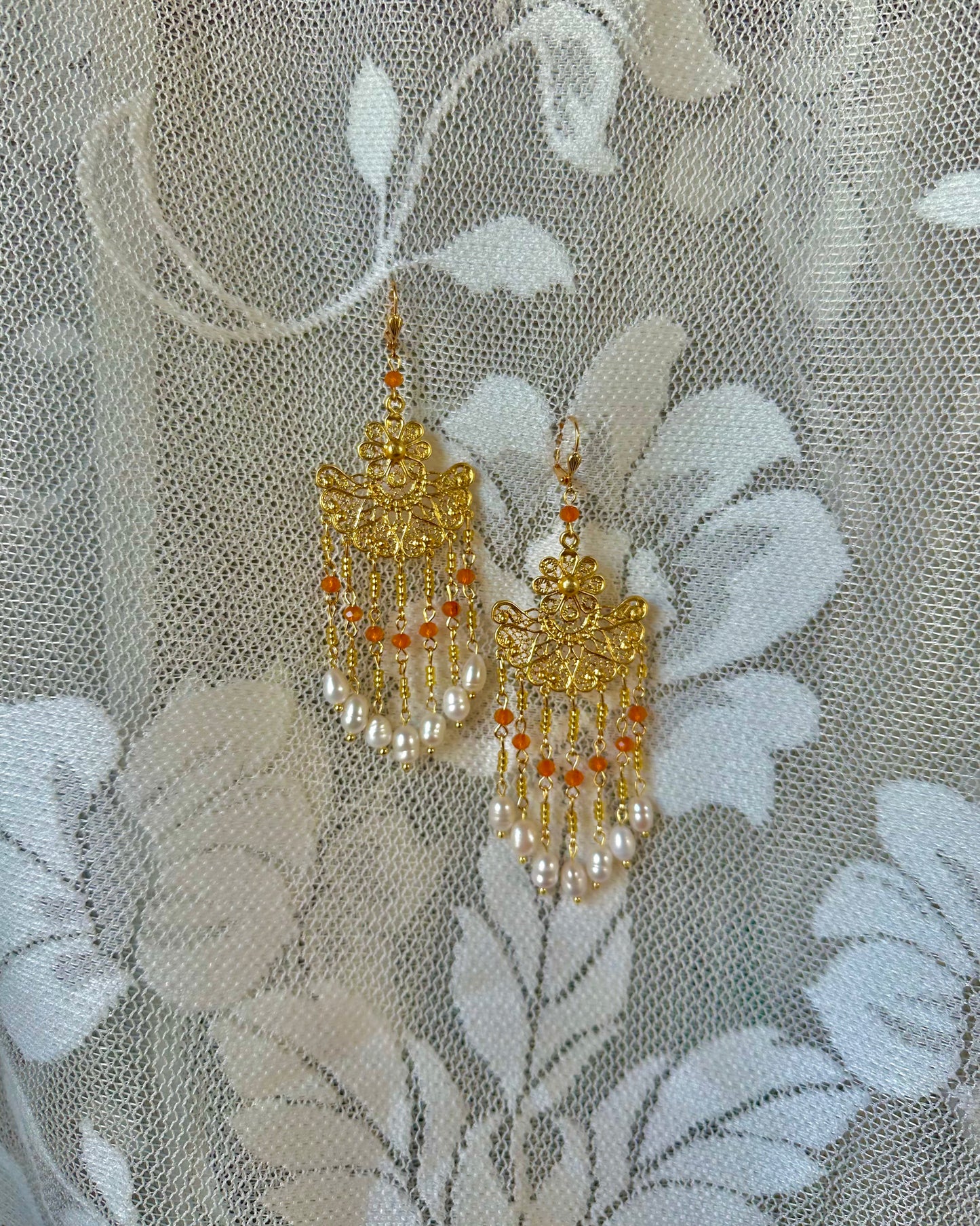 Calabaza Miel Earrings