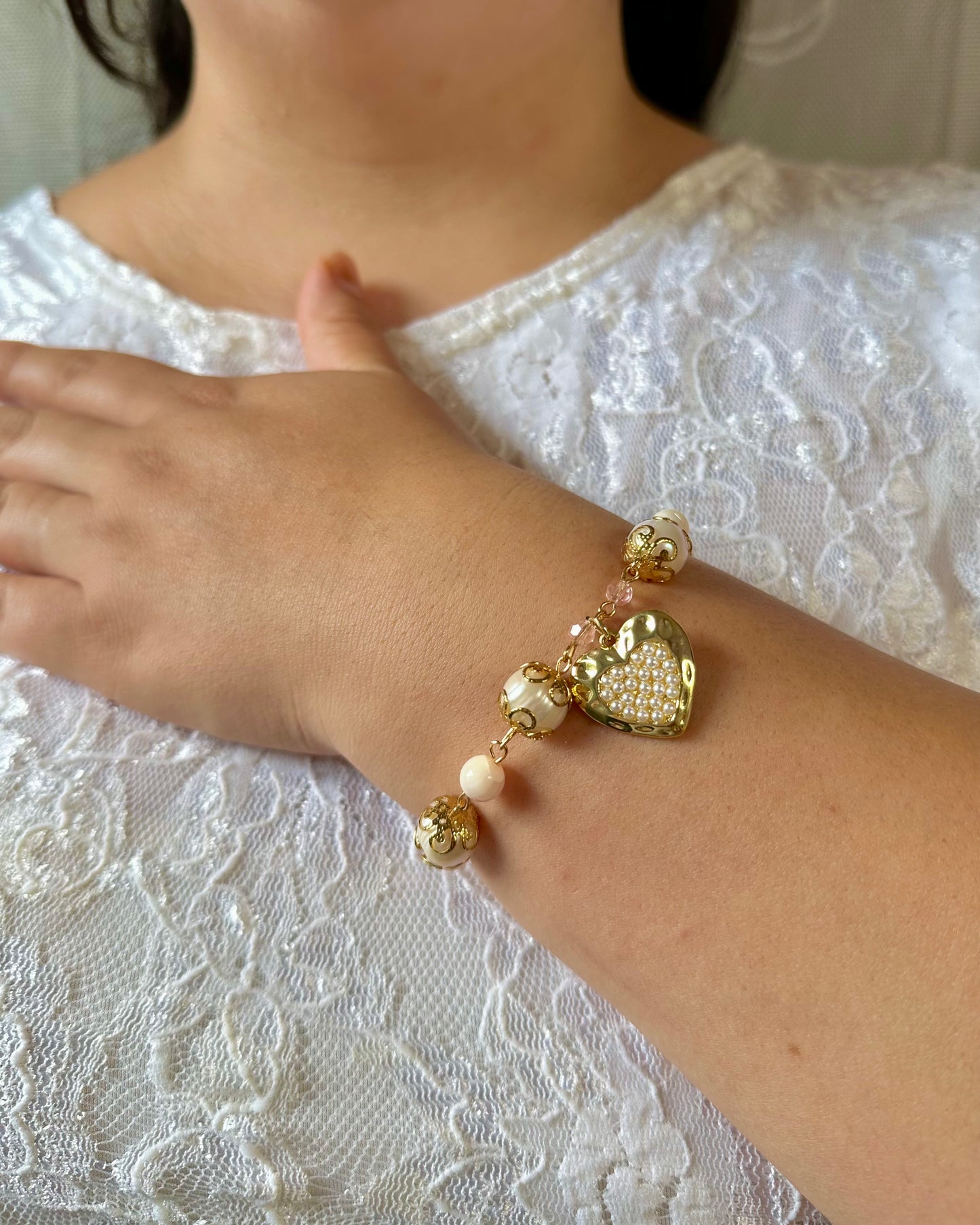 Corazón de Perla Bracelet