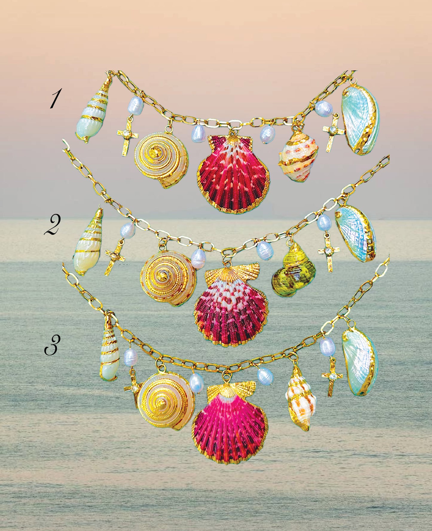 Perla Concha Necklace