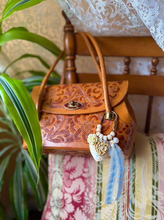 Corazón Celeste Bag Charm