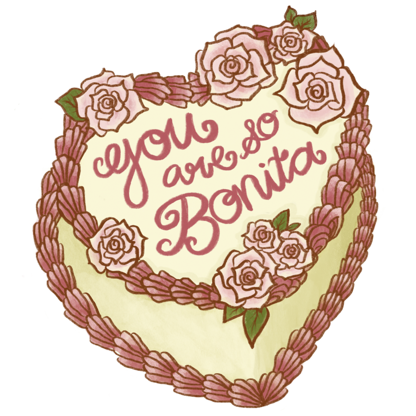 Bonita Pastelito Waterproof Sticker